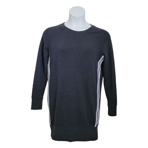 Victoria Secret Sport Gray Long Sleeve Sweatshirt - Oversize Fit XS to Medium - Picture 2 of 7